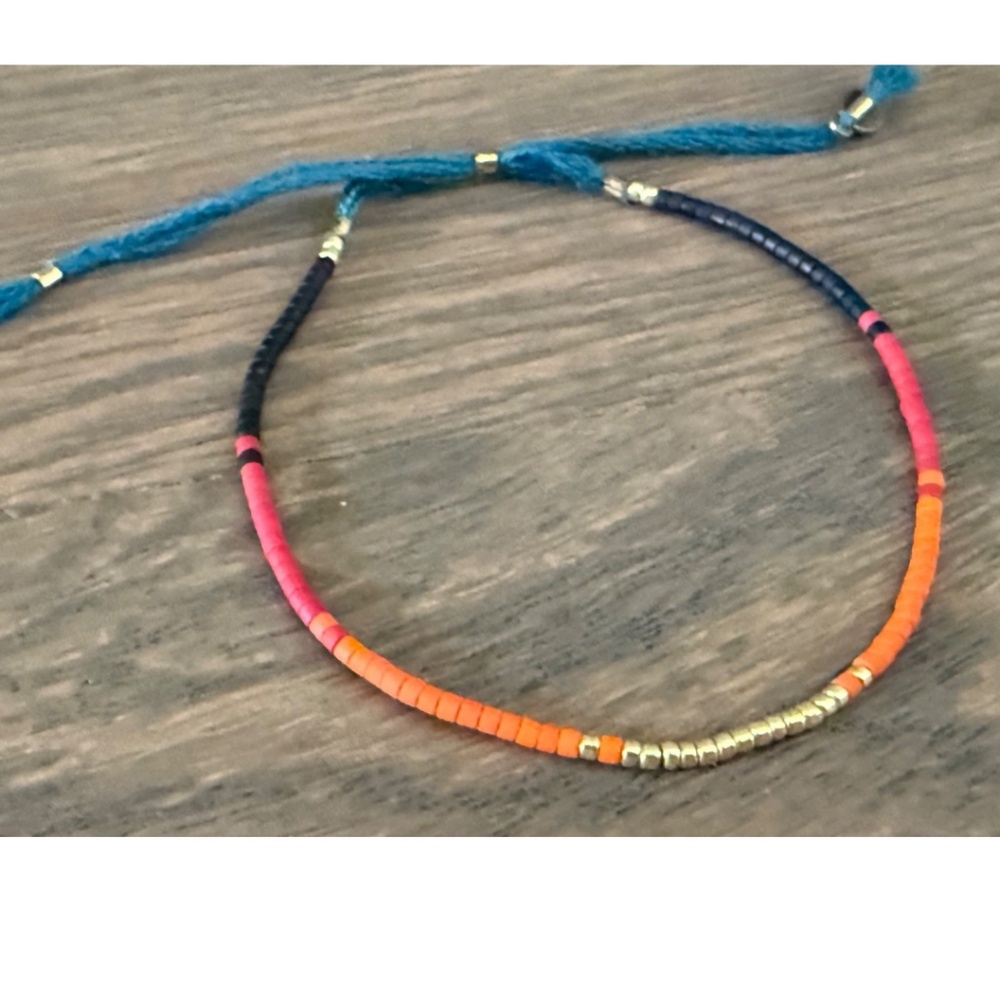 Shashi Multi Colored Beaded Adjustable Bracelet